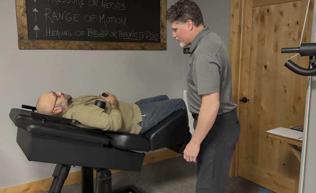 Spinal decompression therapy at Brouse Chiropractic